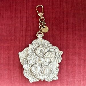 Brahmin bag charm - Magnolia flower - Color, Coconut